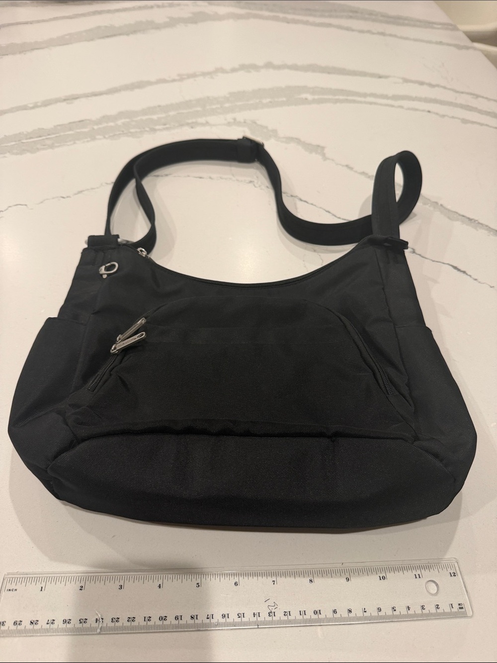 Travelon Black Shoulder Crossbody Bag
